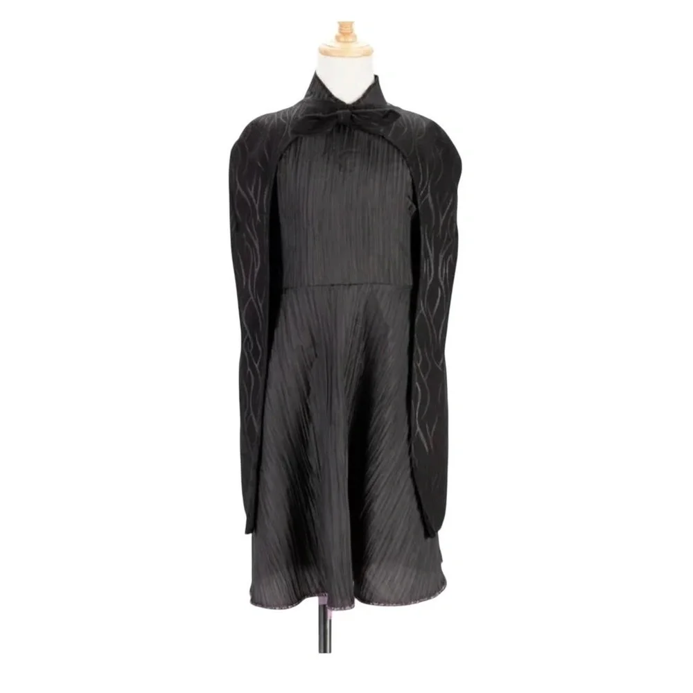Wicked Elphaba Costume Girls Black Purple‎ Witch Dress Up Movie Inspired